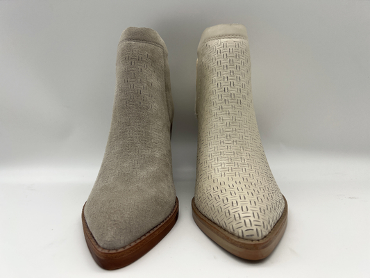 Τα ABS βάζουν τακούνια με TPR outsole, το μαλακές δέρμα σουέτ ρωγμών και τις μπότες αστραγάλων φορεμάτων των μεταλλικών τρίχας γυναικών δέρματος