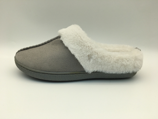 Χειμερινών θερμός δεράτων ανώτερος Microsuede παπουτσιών δέρματος παντοφλών άνετος δίχρωμος