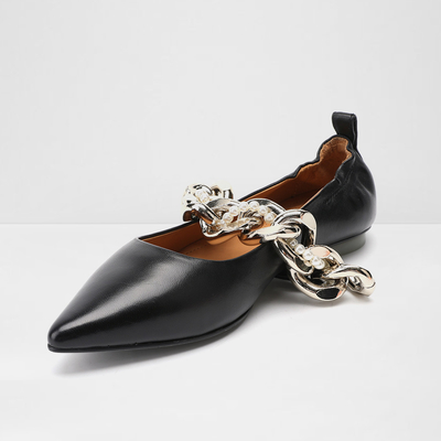 Εξατομικευμένη διαδικασία αλυσίδας Trim Office Lady Shoe μυτερή μύτη