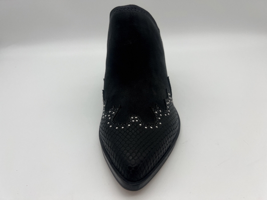 Κλειστά Sparkly toe πλατφορμών των γυναικών φορεμάτων παπούτσια δέρματος σουέτ αγελάδων παπουτσιών μαύρα μαλακά