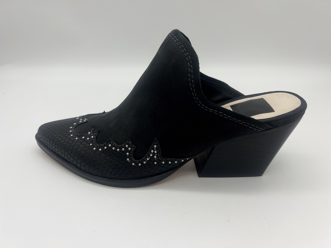 Κλειστά Sparkly toe πλατφορμών των γυναικών φορεμάτων παπούτσια δέρματος σουέτ αγελάδων παπουτσιών μαύρα μαλακά